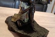 Irish bronze Genesis figurine