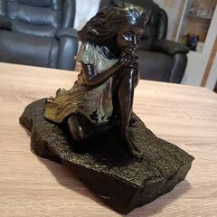 Irish bronze Genesis figurine