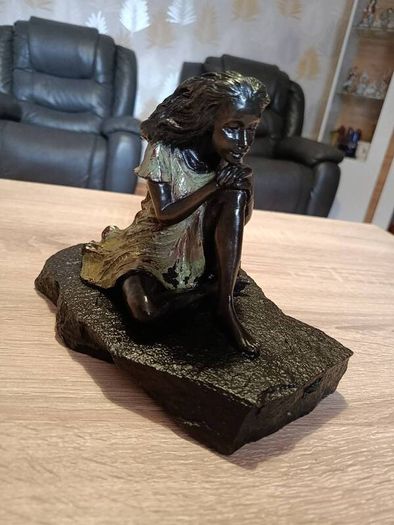 Irish bronze Genesis figurine