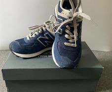 New Balance 574 UK5 1/2 Core Blue White Classics Navy ML574EVN