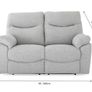 Danielle 2 Seater Sofa | power recliner Image 4