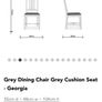 Four kitchen chairs. Image 4
