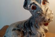 Antique dogs and ducks