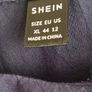 Cotton Blouse in Navy Image 8