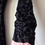 Marks and Spencer Black Leopard Velour-feel Midi Dress, Size 10 Image 10