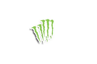 Monster Glossy Stickers 2-Pack