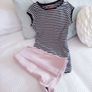 Black & White Stripe Tshirt - Size 8 Image 5