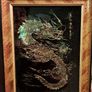 Pair of vintage Korean Mother of Pearl Art Image 2