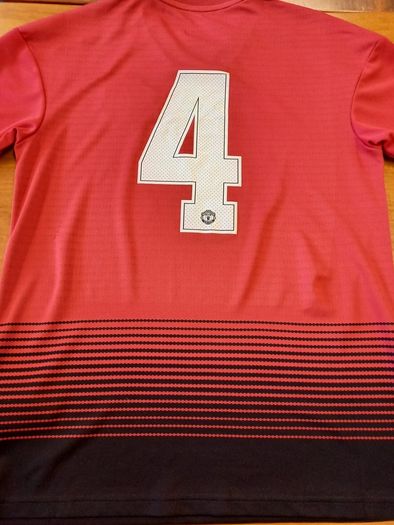 Manchester United 2018/19 Adidas Home Jersey Adult Medium