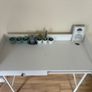 White Console / Vanity Table with Drawer Image 2