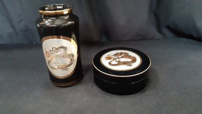 The Art of Chokin Vase and Placemats