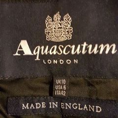 Aquascutum - black ladies trench coat. Size 10. Perfect condition.