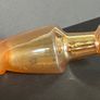 Vintage Amber Carnival Glass  Vase PRICE DROP Image 6