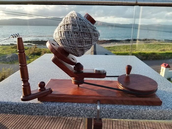 Handmade Rosewood Yarn Winder