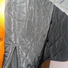 Beautiful fourth arc long quilted coat