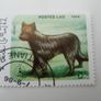 Set of Laos Stamps featuring Dogs Image 6