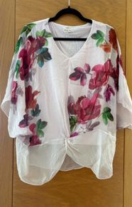 100% silk blouse