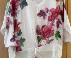 100% silk blouse