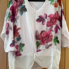 100% silk blouse