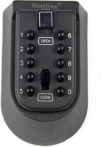Outdoor/Indoor Wall Mount Safe Cabinet Key Security Box Storage Lock Box Combination Digital Small Lock Keysafe