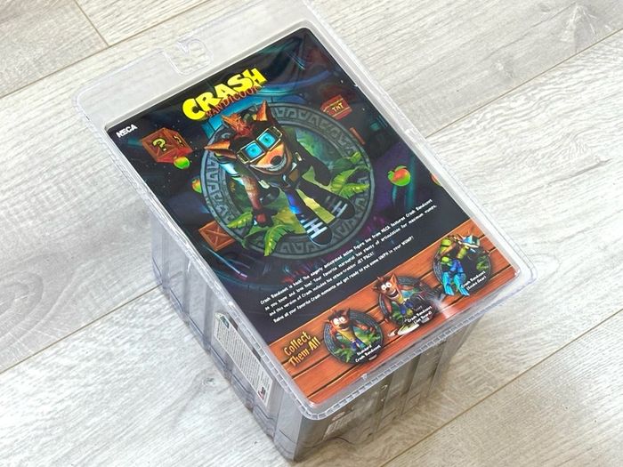 Deluxe Crash Bandicoot With Jet Pack Figure From Activision & Neca - SEALED
