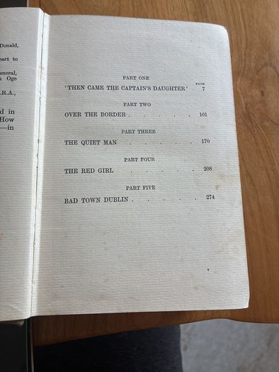 The Quiet Man "Music Sheet and Original Shortt Story