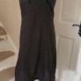 dress black print with back detail size 12 Image 2