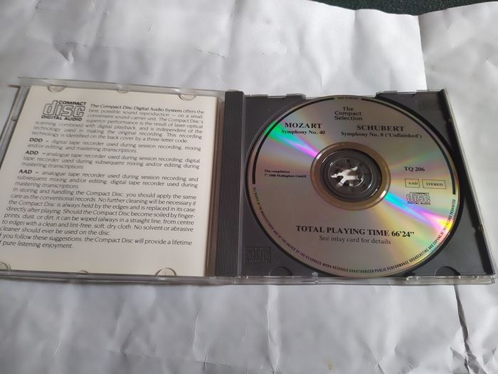 Mozart & Schubert Cd