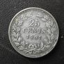 1901 Netherlands. Wilhelmina I. Silver 25 cents. Nice Condition! Image 2