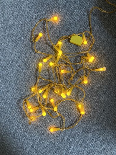 Golden Christmas Lights