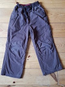 Age 6 Brown Lined Trousers