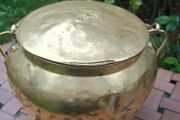 Antique Brass Pot