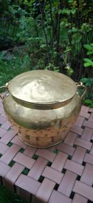 Antique Brass Pot