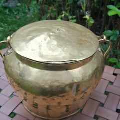 Antique Brass Pot