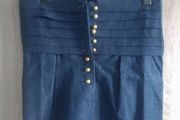 Mini skirt with pockets fits size fits  6 6/8 new