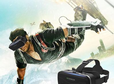 VR Glass Stereo with Headset Virtual reality vr box glasses