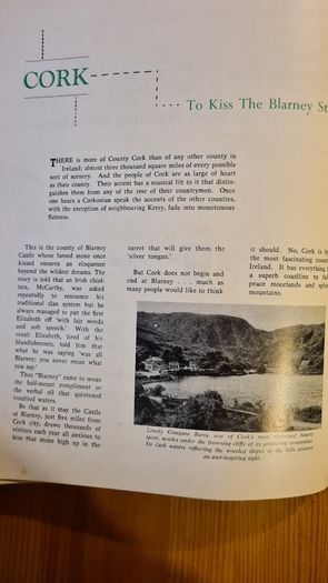 1966 See Ireland Adevrtising Tourist Book. The Scenic, Cultural And History. First Edition. Large Volume Book In Very Good Condition.