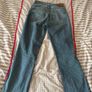 Zara Blue Denim Straight Leg Jeans - Size 8 Image 3