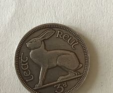Pre Decimal Irish Threepence, 1968