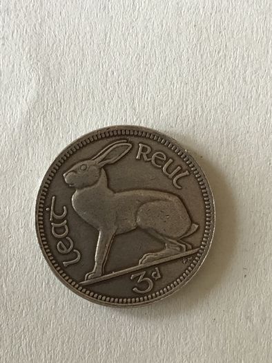 Pre Decimal Irish Threepence, 1968