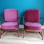 Mid Century Vintage Retro Ercol Easy Chairs model 334 Image 6