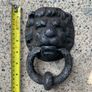 Cast Iron Lion Head Door Knocker. Image 4
