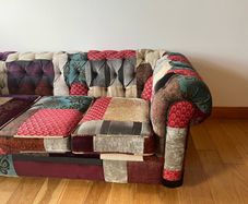 Vintage Patchwork Chesterfield Sofa