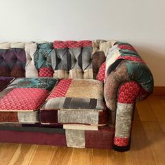 Vintage Patchwork Chesterfield Sofa