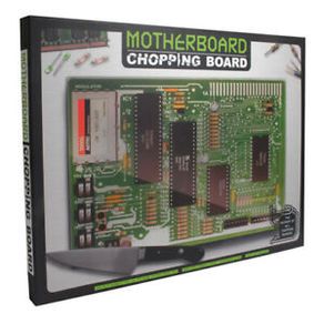 Motherboard Computer Geek Glass Chopping Board