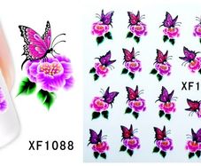 Water Decals - Water Transfer Nail Art Stickers - No 11