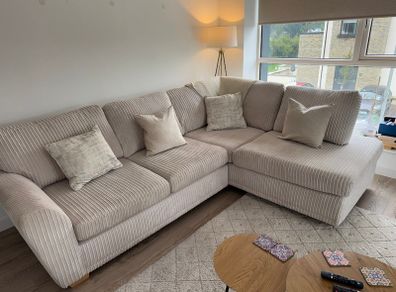 L shape Sofa and Footstool