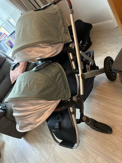 vista uppababy double buggy