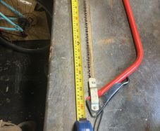 24" saw for cutting branches etc