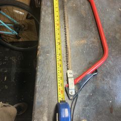 24" saw for cutting branches etc